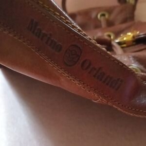 Marino Orlandi Tan Leather Tote